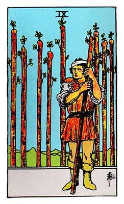 Tarot: nine of wands