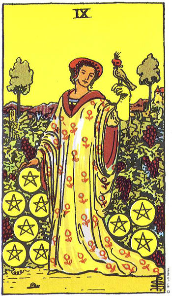 Read more about the article Tarot: nine of pentacles