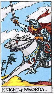 Read more about the article Tarot: knight of swords